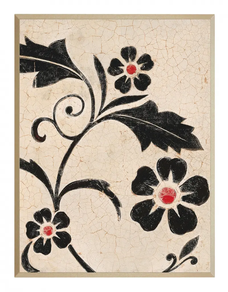Obraz Roślinny ornament 2 na płycie 31x41 cm