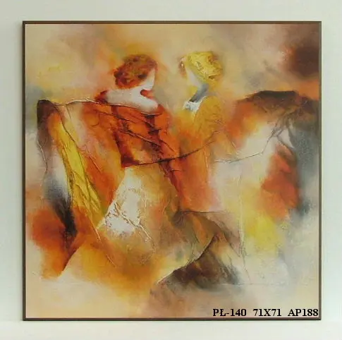 Obraz Rozmyte postacie 71x71 cm