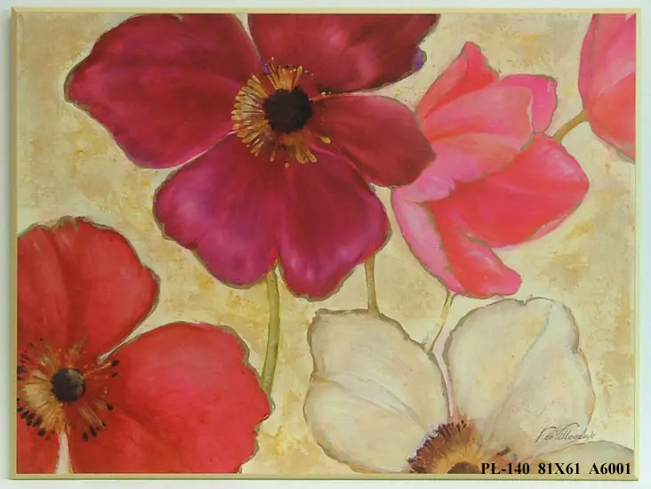 Obraz Różnobarwne maki 81x61 cm