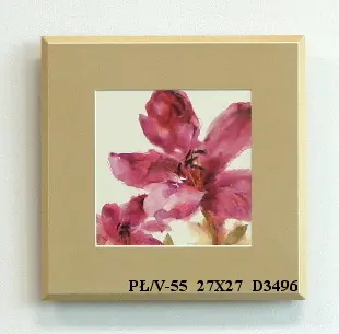 Obraz Różowy kwiat 27x27 cm