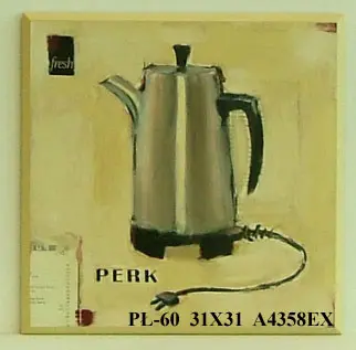 Obraz Rysunkowy czajnik 31x31 cm