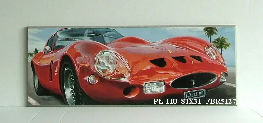 Obraz Samochód Ferrari, przód 81x31 cm