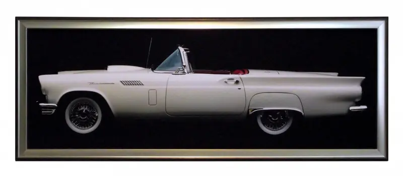 Obraz Samochód Ford Thunderbird, Cabriolet, 1957r. 95x33 cm