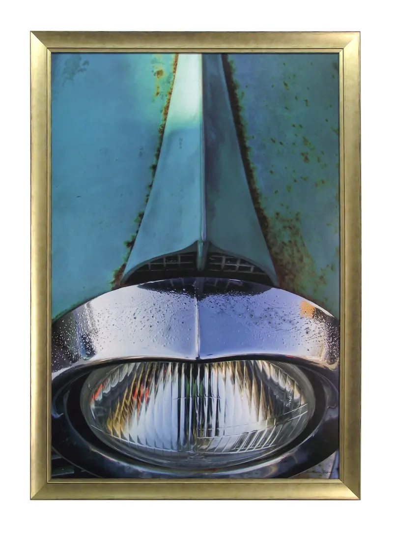 Obraz Samochód Hudson, reflektor w ramie 61x91 cm