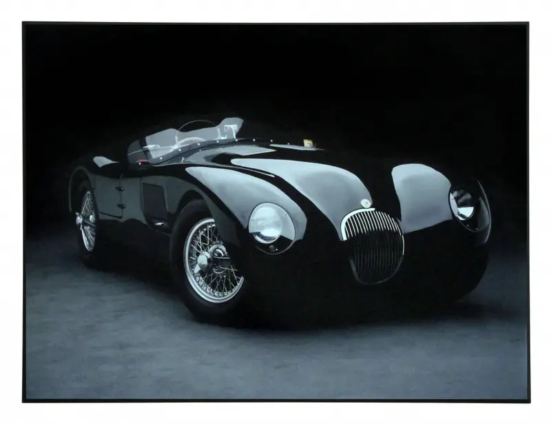 Obraz Samochód Jaguar C-Type, 1951r. 81x61 cm