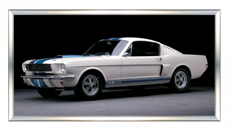 Obraz Samochód Mustang Shelby 160x80 cm