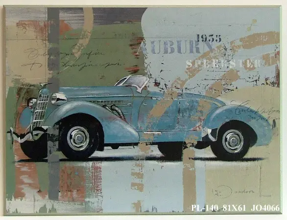 Obraz Samochód retro 81x61 cm