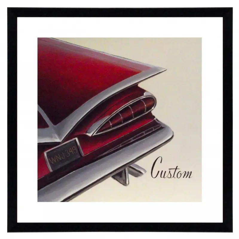 Obraz Samochód retro, Custom w ramie 60x60 cm