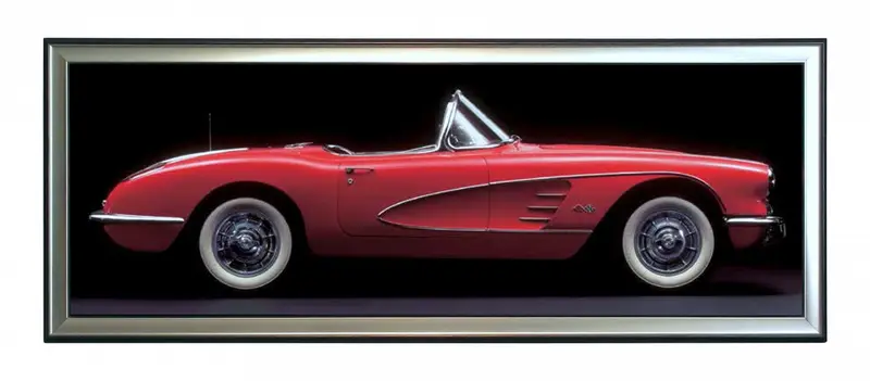 Obraz Samochód Vintage Corvette 95x33 cm