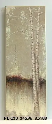 Obraz Samotne brzozy 34x96 cm