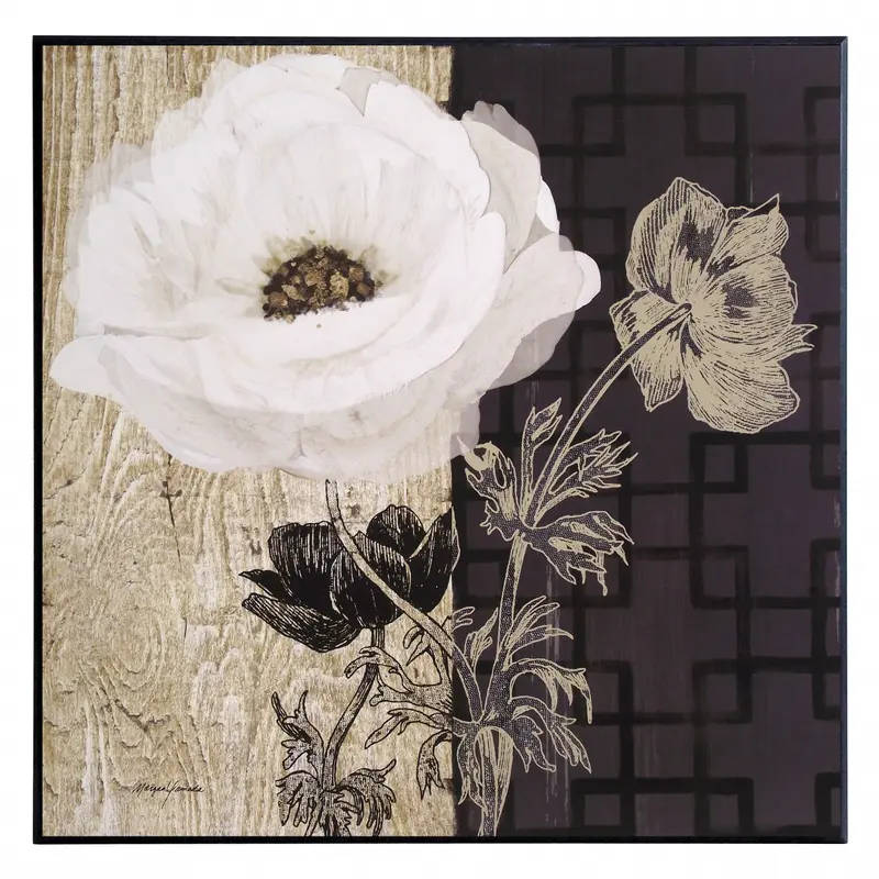 Obraz Skandynawski mak 51x51 cm