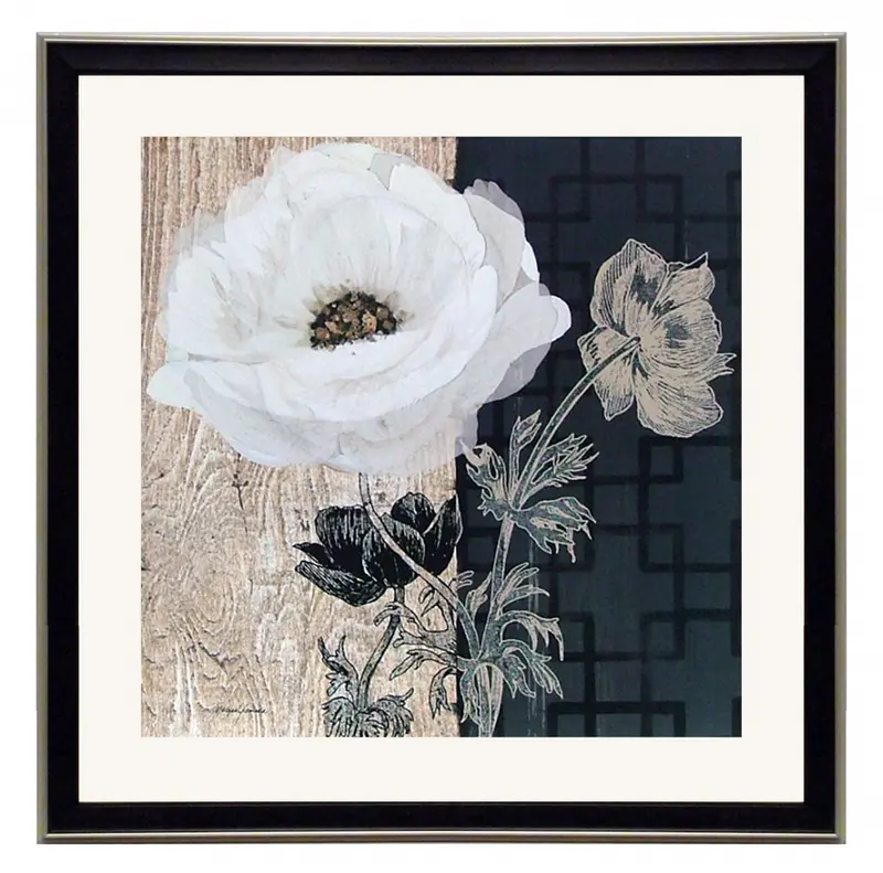 Obraz Skandynawski mak 60x60 cm