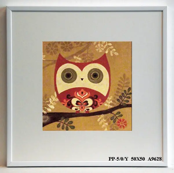 Obraz Sowa w ornamenty 50x50 cm