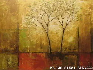 Obraz Stylizowane drzewa 81x61 cm
