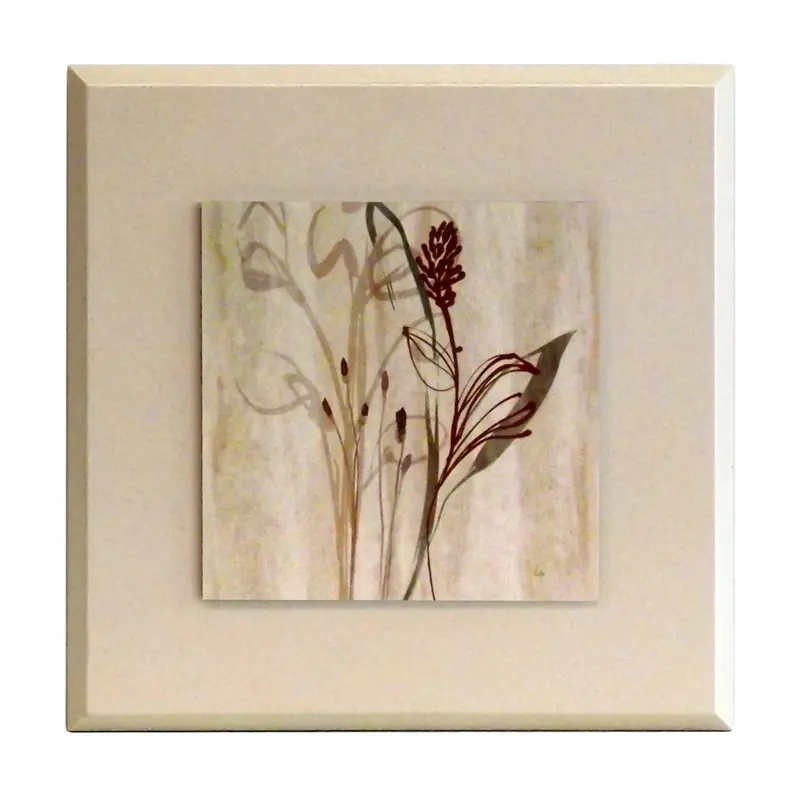 Obraz Suszone trawy na płycie z pogrubieniem 28x28 cm