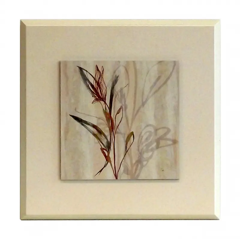 Obraz Suszone trawy na płycie z pogrubieniem 28x28 cm