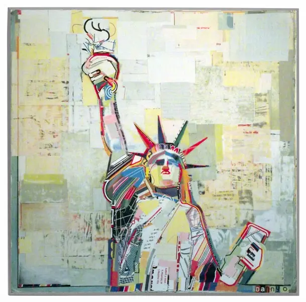 Obraz Symbol USA, Statua Wolności 68x68 cm