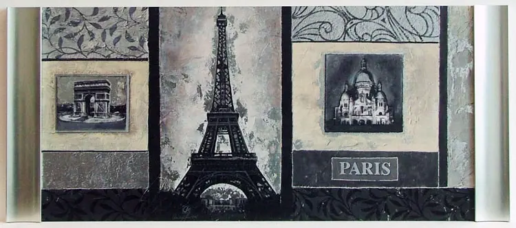 Obraz Symbole Paryża 100x49 cm
