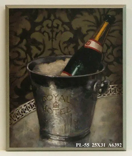 Obraz Szampan chłodzący się 25x31 cm