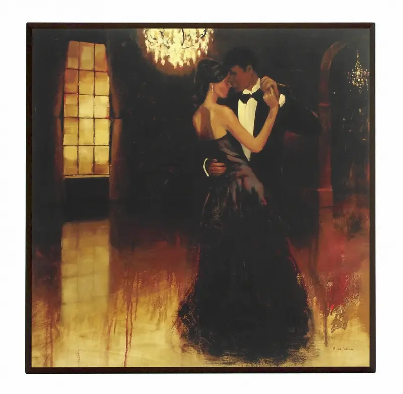 Obraz Tańcząca para 51x51 cm
