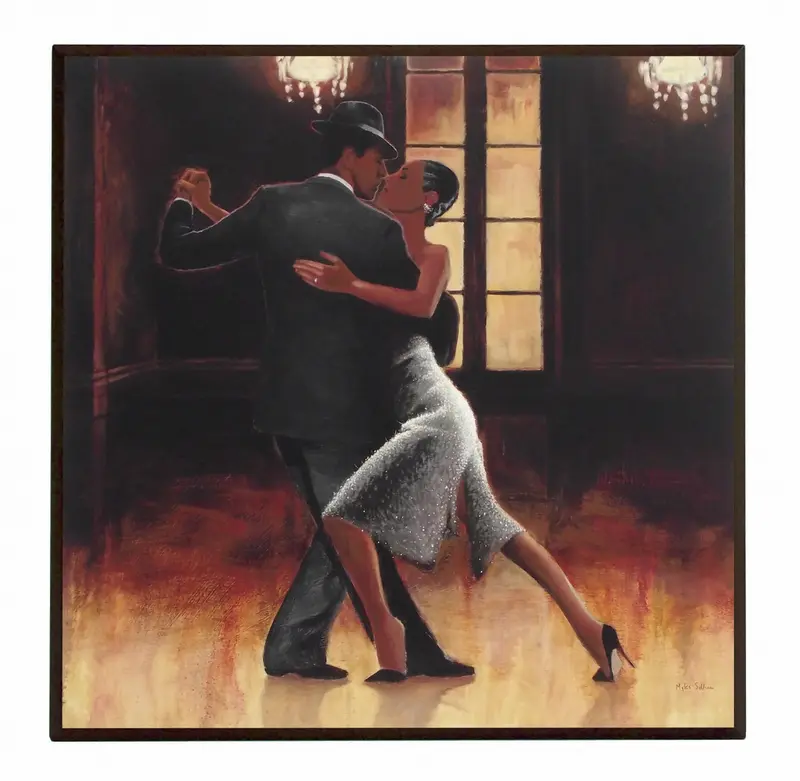 Obraz Tańcząca para 51x51 cm