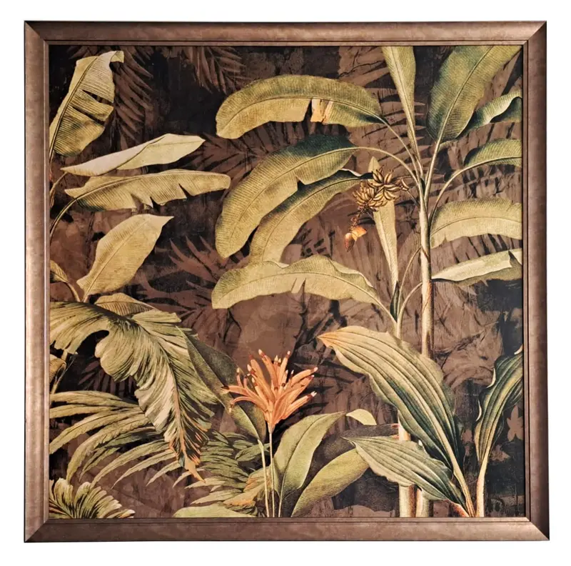 Obraz Tropikalna dżungla I w ramie 90x90 cm