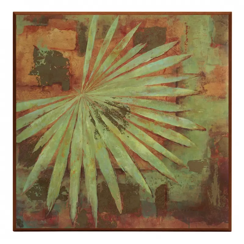 Obraz Tropikalny liść I na płycie 51x51 cm