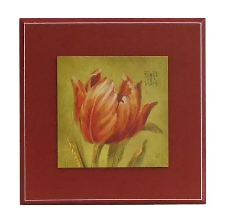 Obraz Tulipan w czerwieni 28x28 cm