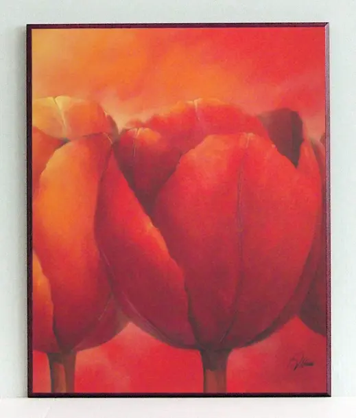 Obraz Tulipany w ciepłych barwach 41x51 cm