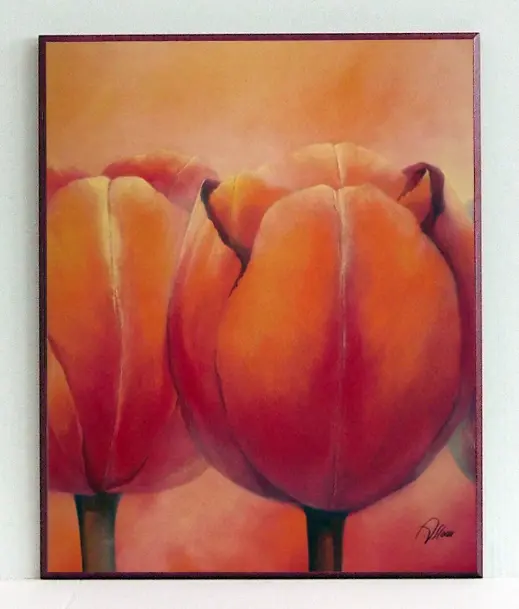 Obraz Tulipany w ciepłych barwach 41x51 cm