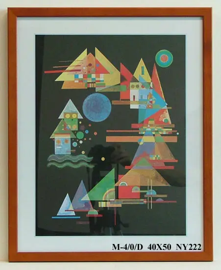 Obraz Wassily Kandinsky 'Punkt w łuku, 1927' w ramie 40x50 cm