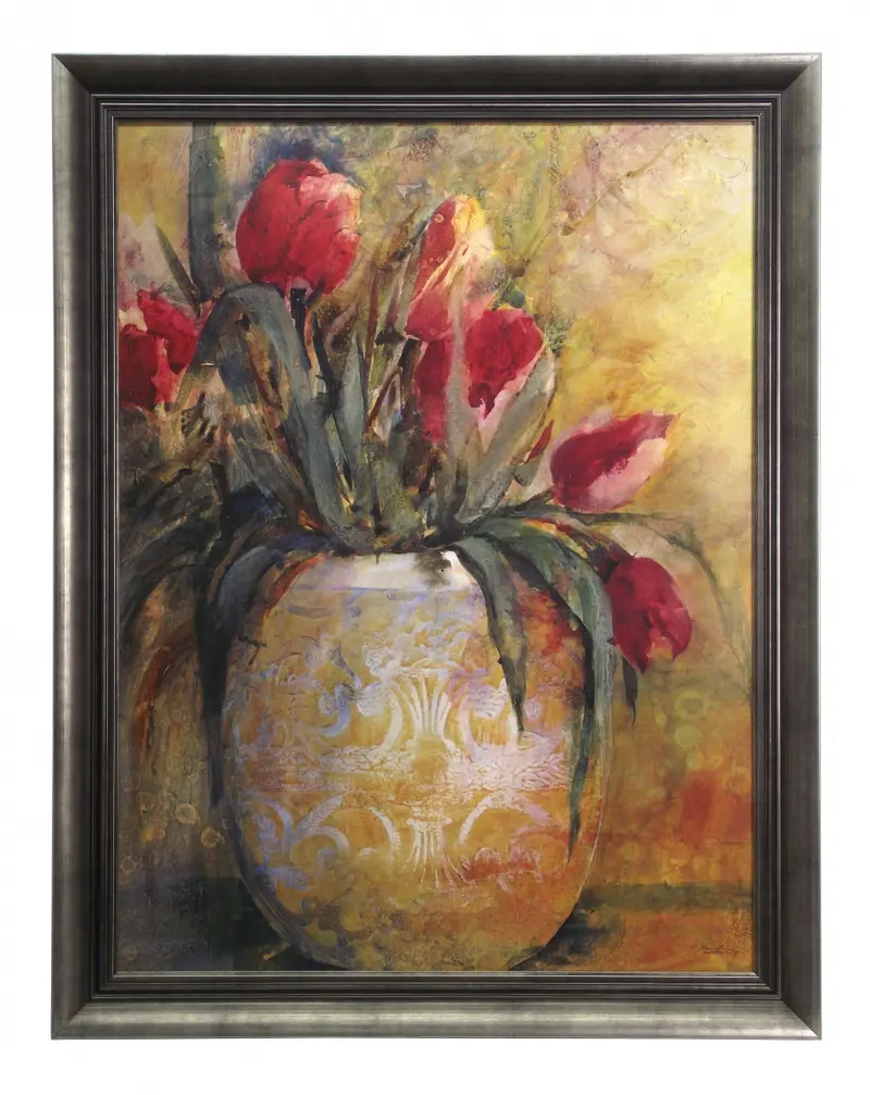 Obraz Wazon z tulipanami 60x80 cm