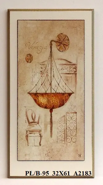 Obraz Wenecki lampion 32x62 cm