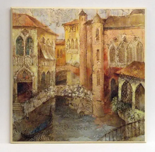 Obraz Wenecki pejzaż 47x47 cm