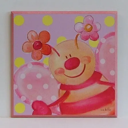 Obraz Wesoła pszczółka 31x31 cm