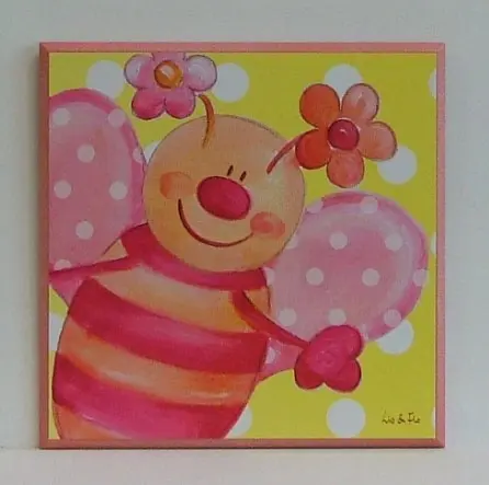Obraz Wesoła pszczółka 31x31 cm