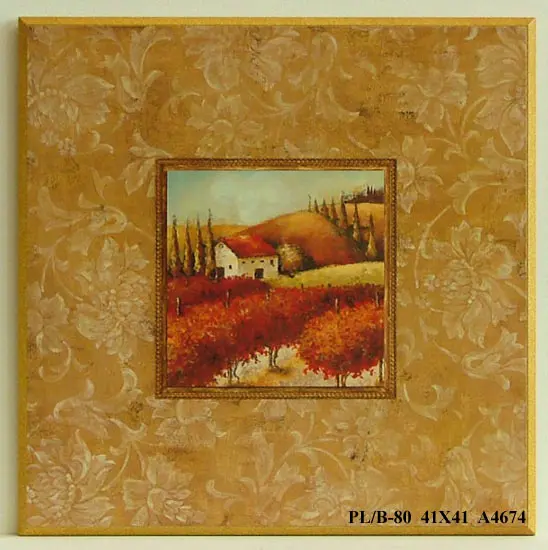 Obraz Wiejski kraj 41x41 cm