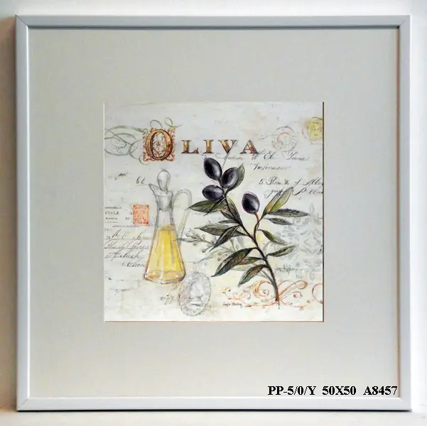 Obraz Włoska kuchnia, oliwa 50x50 cm