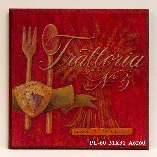 Obraz Włoska restauracja 31x31 cm