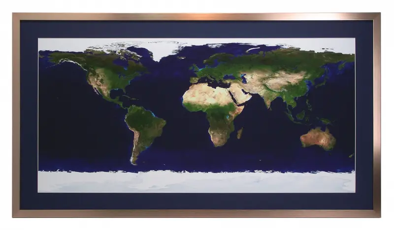 Obraz Ziemia za dnia, fotografia NASA 110x60 cm