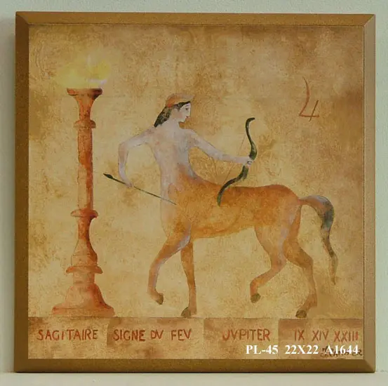 Obraz Znaki zodiaku, strzelec 22x22 cm