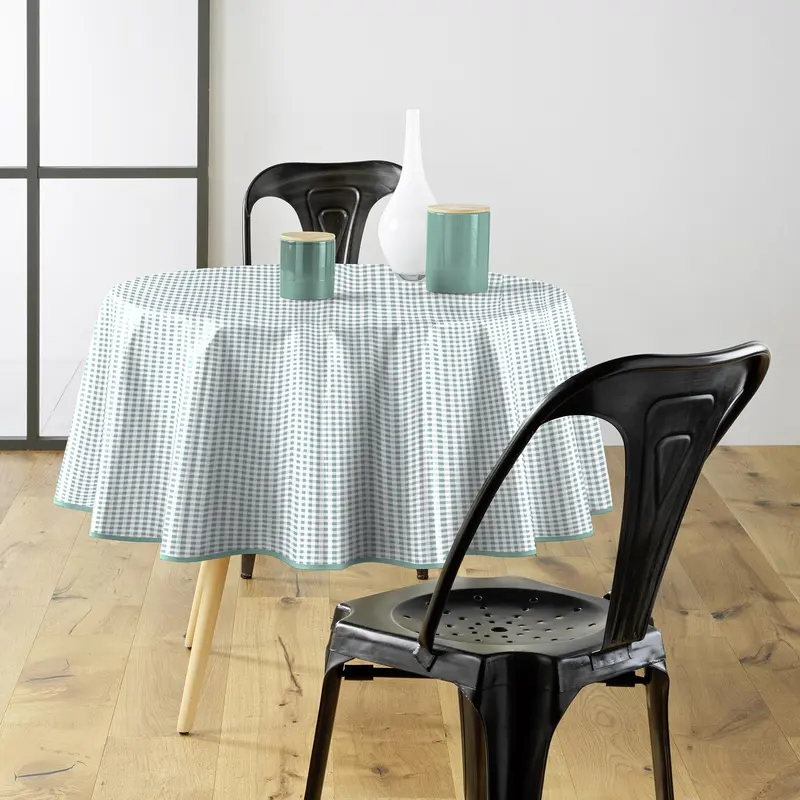 Obrus okrągły MINI VICHY, Ø 160 cm, kratka