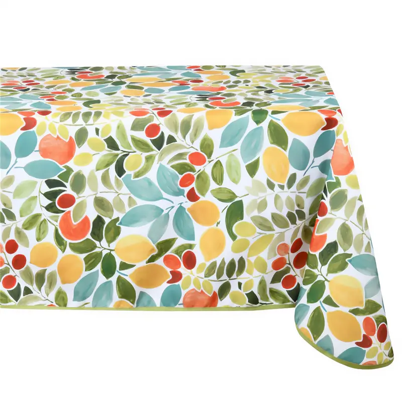 Obrus plamoodporny w cytryny AMALFI, 140 x 240 cm
