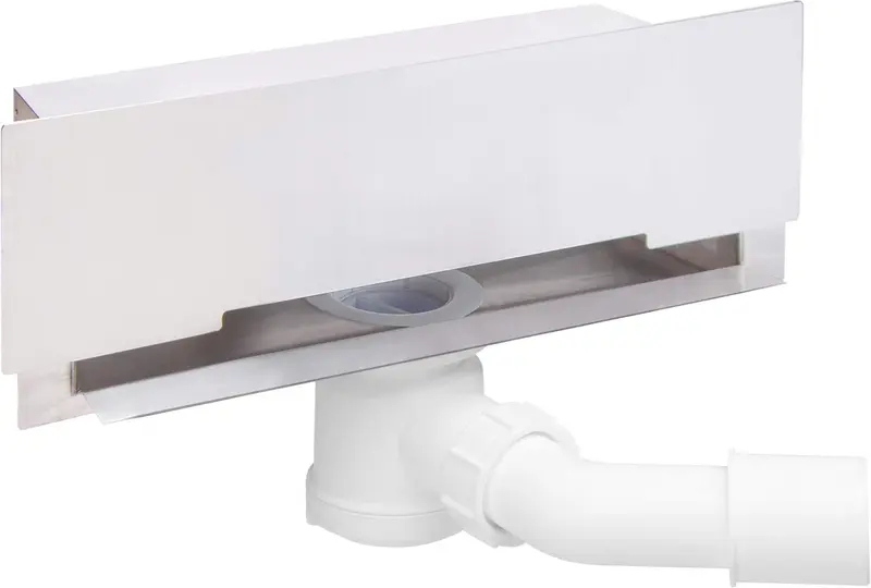 Odpływ liniowy ścienny 30 cm - ruszt pełny Stalowy