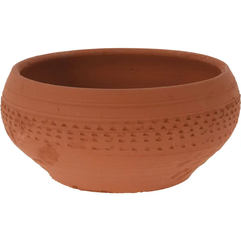 Okrągła donica ogrodowa, ceramiczna