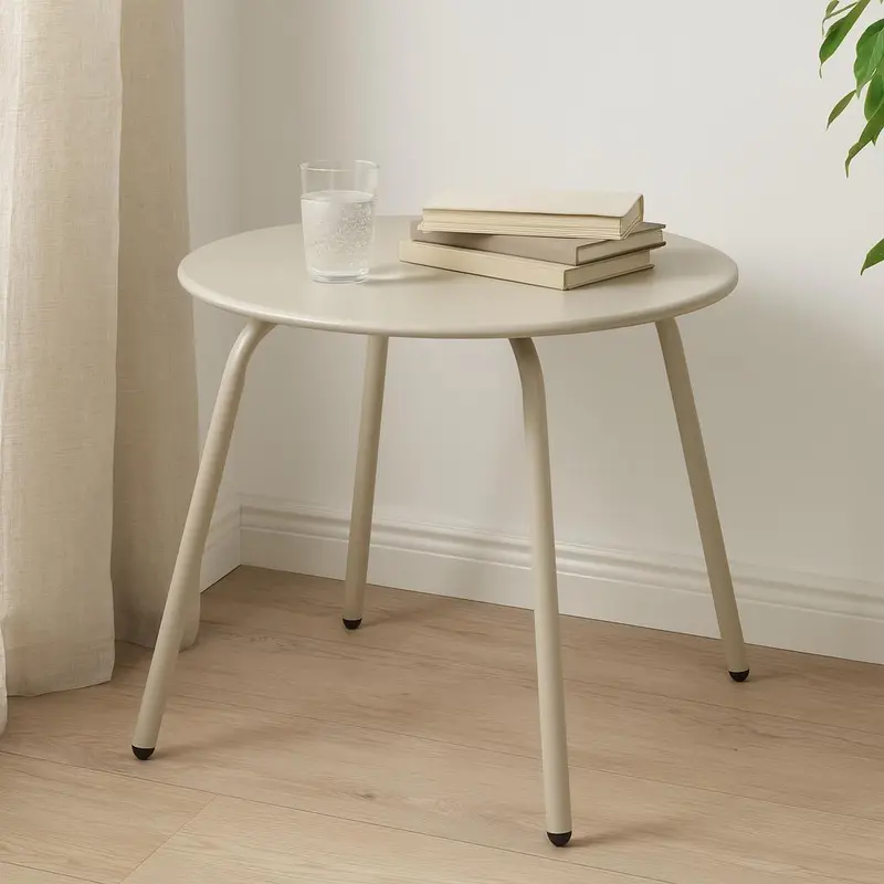 Okrągły stolik stalowy tarasowy RONDO, Ø 50 cm