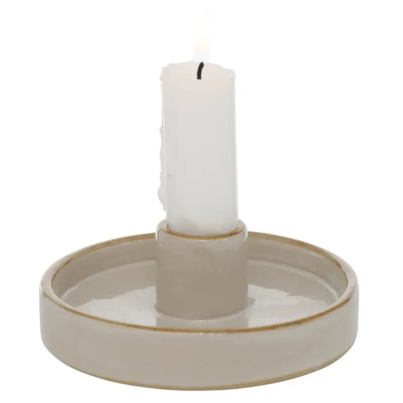 Okrągły świecznik porcelanowy MARIMA, 4 cm