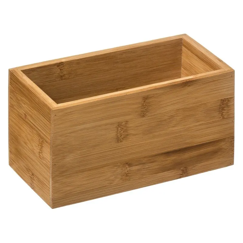 Organizer do przechowywania, schowek, bambus, 18x9x9,5 cm
