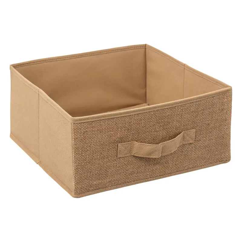 Organizer do szafy na bieliznę, płótno i juta, 31 x 15 cm