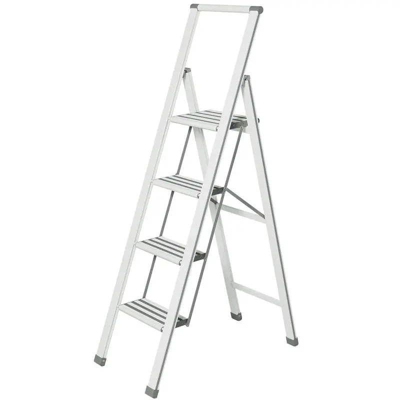 OUTLET Aluminiowa drabina, 4-stopniowa, WENKO